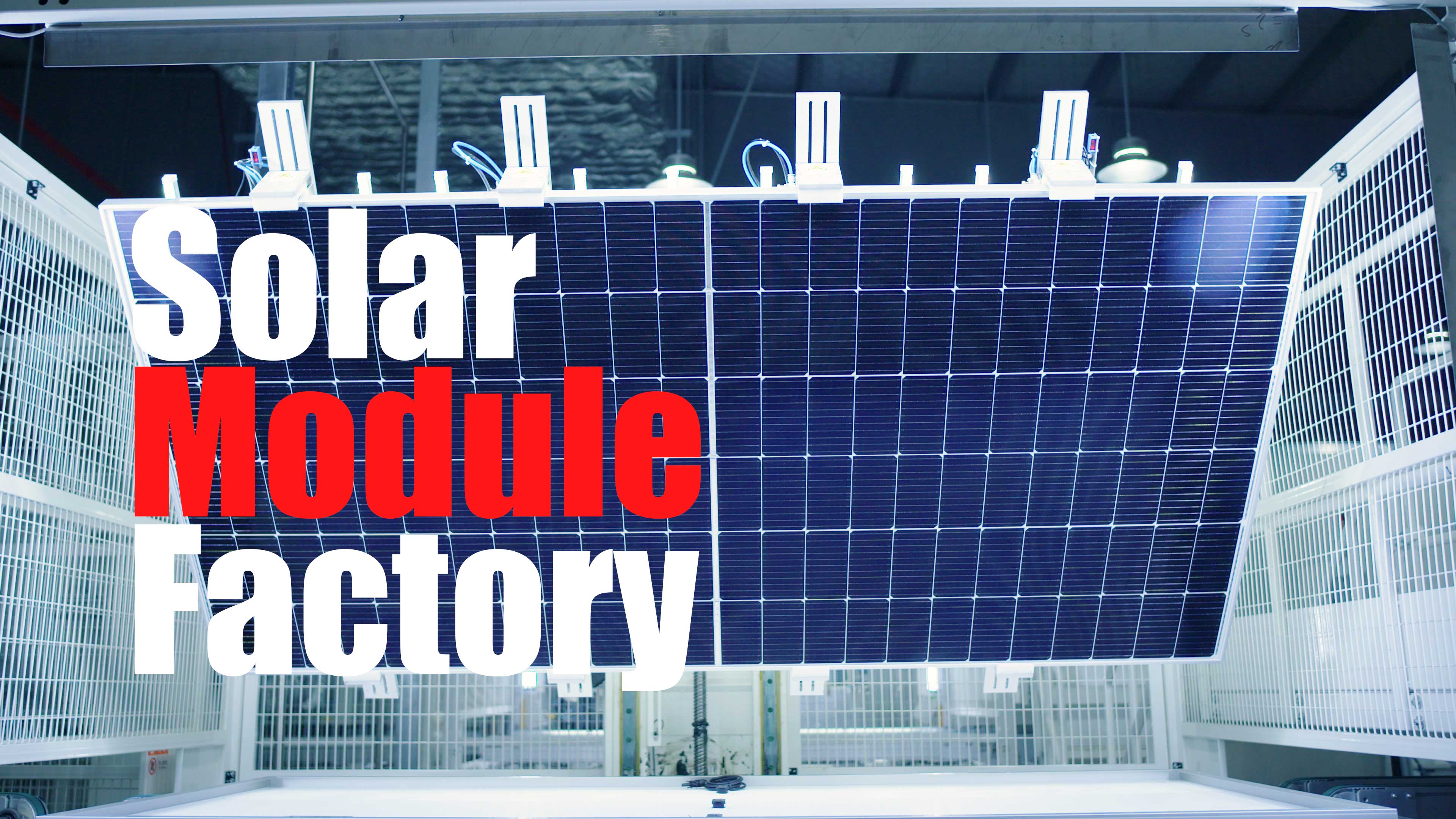 DMEGC Solar module production line