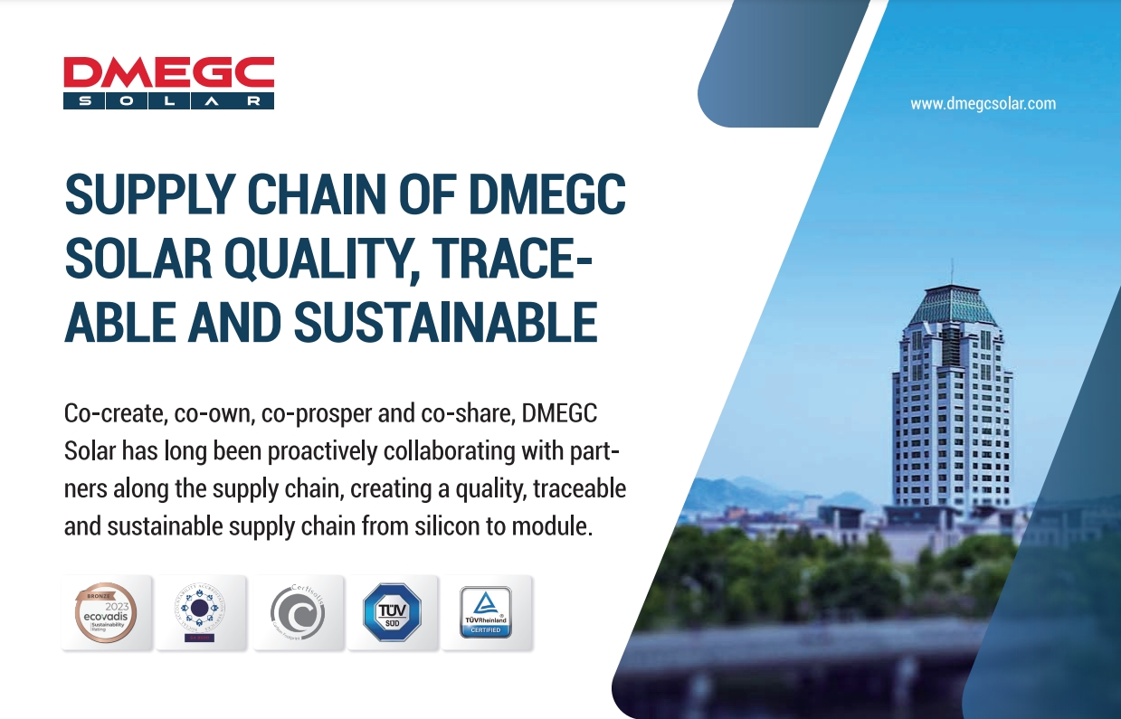 DMEGC Solar Supply chain Traceability Flyer